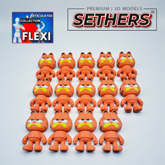Garfield | Articulated Flexi Print-In-Place | 3D Printer Models