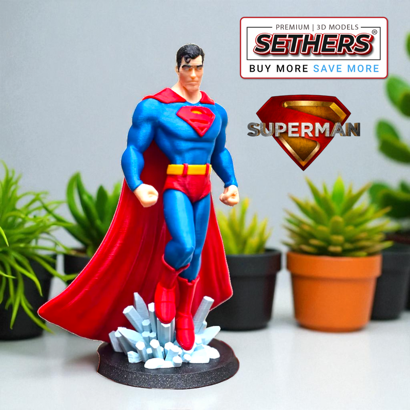 Superman Mini | James Gunn 2025 | 3D Printer Model Files