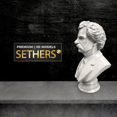 Mark Twain Bust | 3D Printing Models