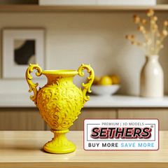Aurum Ornate Vase | Best3D Printing Models at Sethers STL 3MF Models file premium download 3D Model STL Files Best Premium Models. Flower Pots