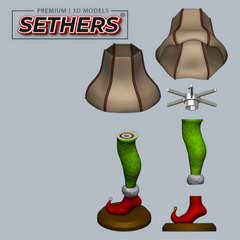 Grinch Leg Lamp | How the Grinch Stole Christmas | 3D Printing Model