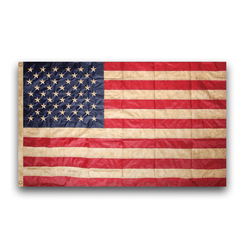 3' x 5' American Flag | Tea Stained | Outdoor Premium Series