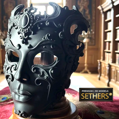 Venetian Mask: The Baroque Enigma | 3D Printer Model Files