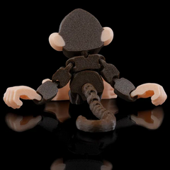 Baby Chimp Monkey | Articulated Print In Place | 3D Printer Model Files