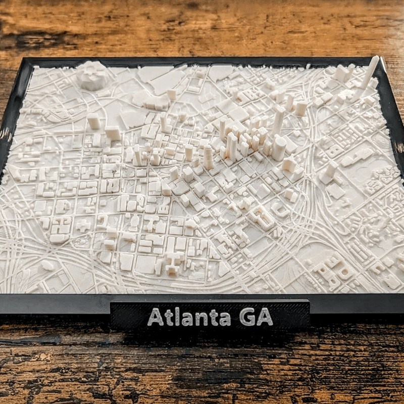 3D City Frames - Atlanta Georgia | 3D Printer Model Files