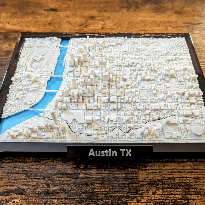 3D City Frames - Austin Texas | 3D Printer Model Files