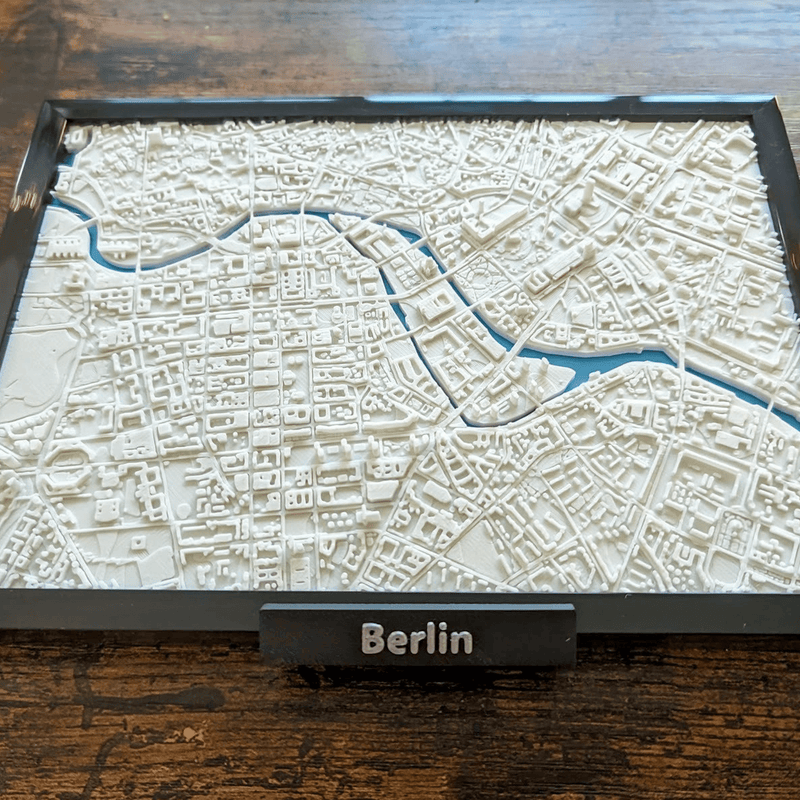 3D City Frames – Berlin Germany | 3D Printer Model Files