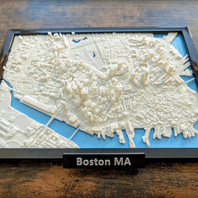 3D City Frames – Boston Massachusetts | 3D Printer Model Files