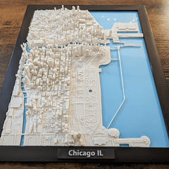 3D City Frames - Chicago v2 | 3D Printer Model Files
