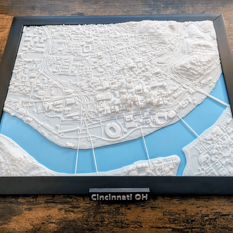 3D City Frames - Cincinnati Ohio | 3D Printer Model Files