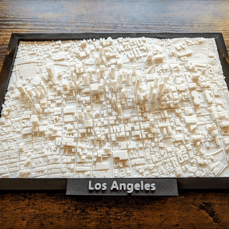 3D City Frames - Los Angeles California  | 3D Printer Model Files