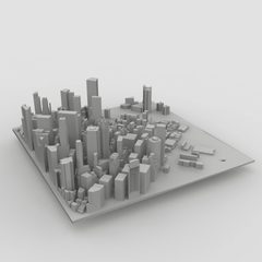3D City Frames - Manhattan NYC | 3D Printer Model Files