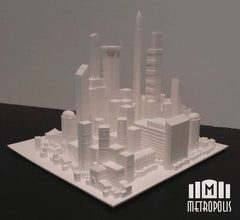 3D City Frames - Metropolis Superman | 3D Printer Model Files
