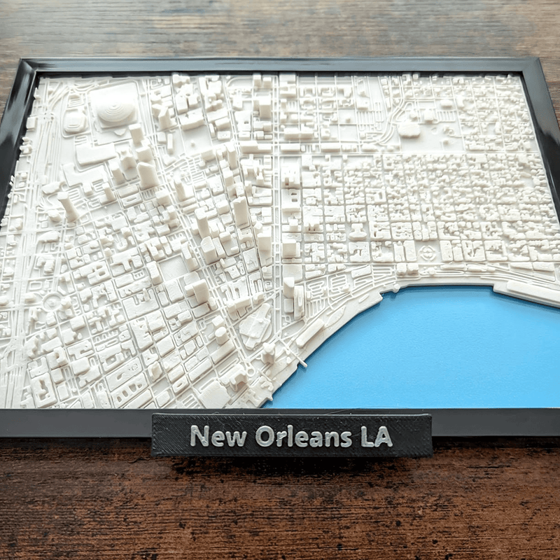 3D City Frames - New Orleans Louisiana| 3D Printer Model Files