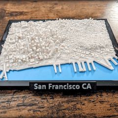 3D City Frames – San Francisco | 3D Printer Model Files