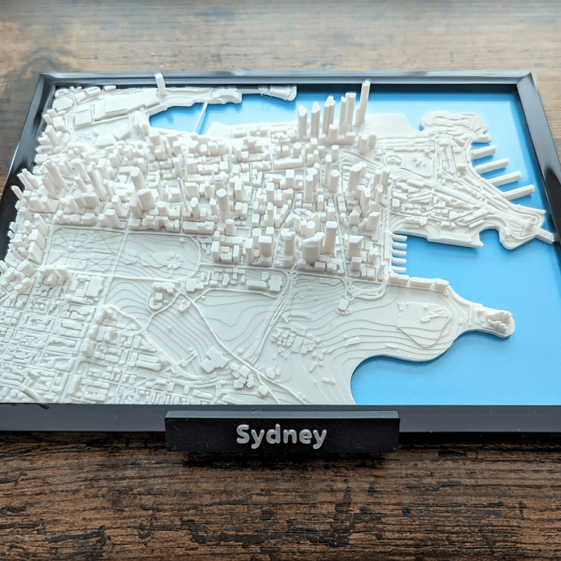3D City Frames - Sydney Australia | 3D Printer Model Files