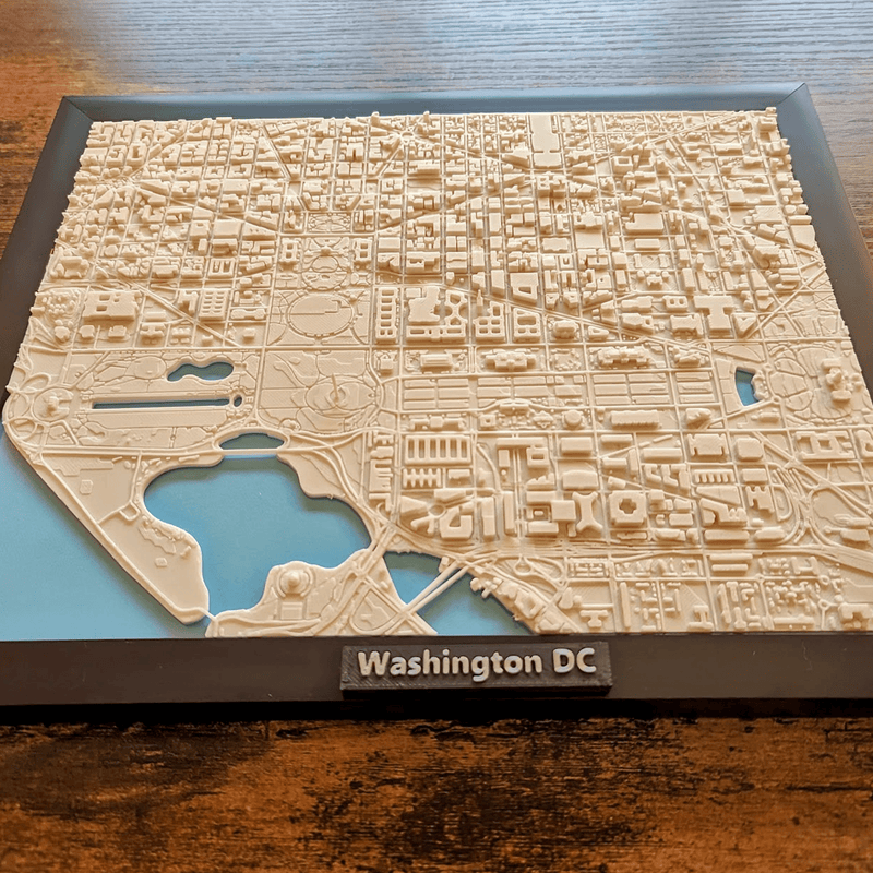 3D City Frames - Washington DC  | 3D Printer Model Files