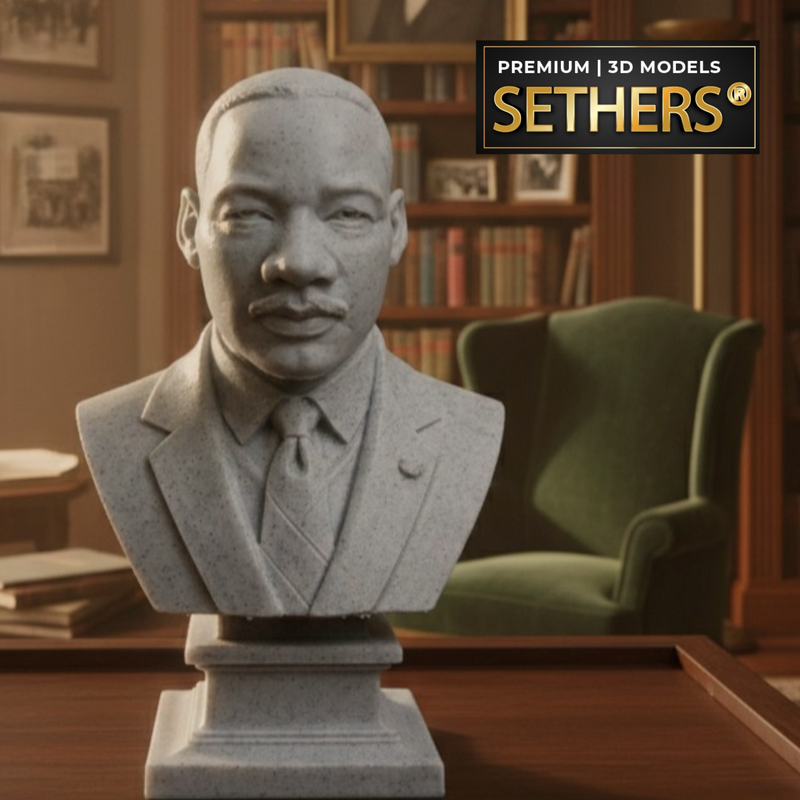 Martin Luther King Jr Bust | 3D Printing Models