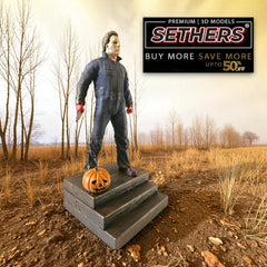 Michael Myers Halloween Statue | 3D Printer Model Files