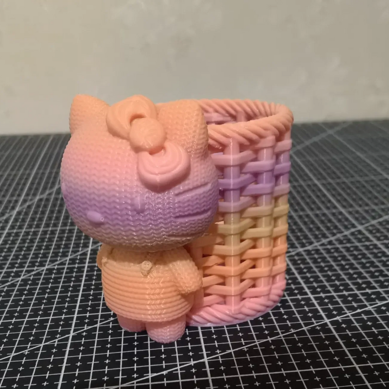 Pen Holder | Hello Kitty | 3D Printer Model Files