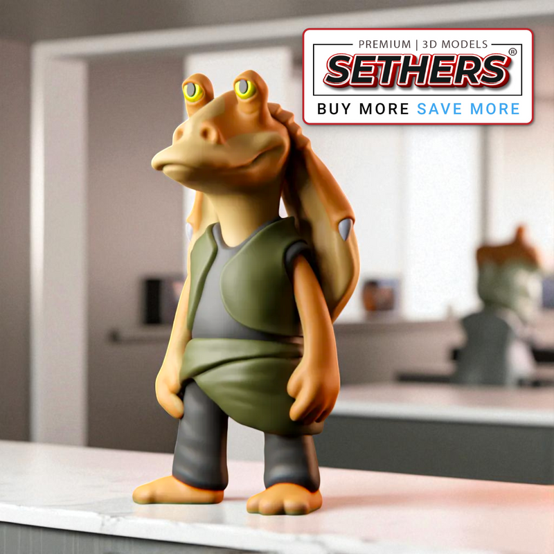 Jar Jar Binks | Star Wars  | Best 3D Printing Model Files