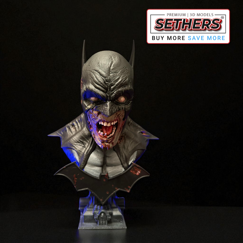 Batman Zombie Bust | Best 3D Printing Model Files