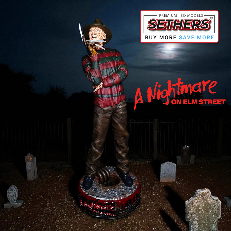 Fredy Krueger Sculpture | Best 3D Printing Model Files