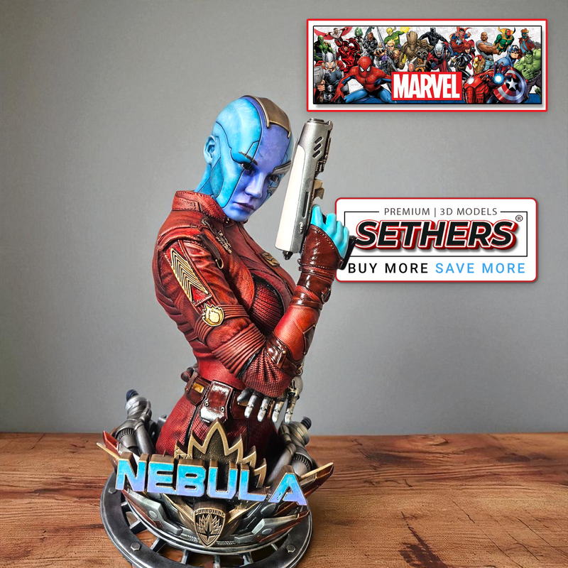 Nebula Bust | Marvel Comics | Best 3D Printing Model Files