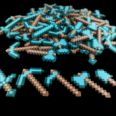 5 Tool Set | Minecraft | 3D Printer Model Files