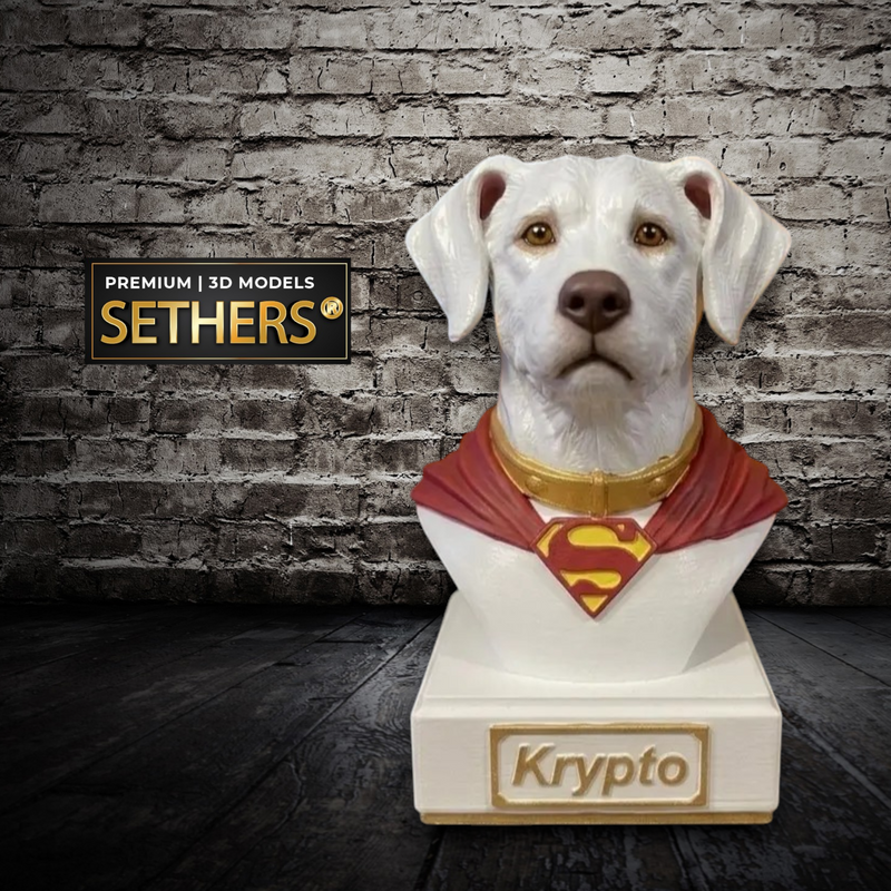 Krypto Bust | James Gunn Superman | 3D Printing Models