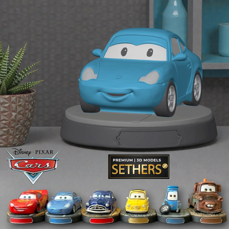 Sally Diorama | Disney Pixar Cars | 3D Printing Models
