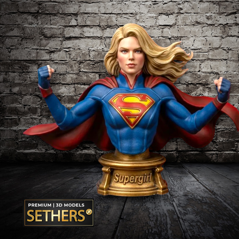 Supergirl Bust | James Gunn Superman | 3D Printing Models 