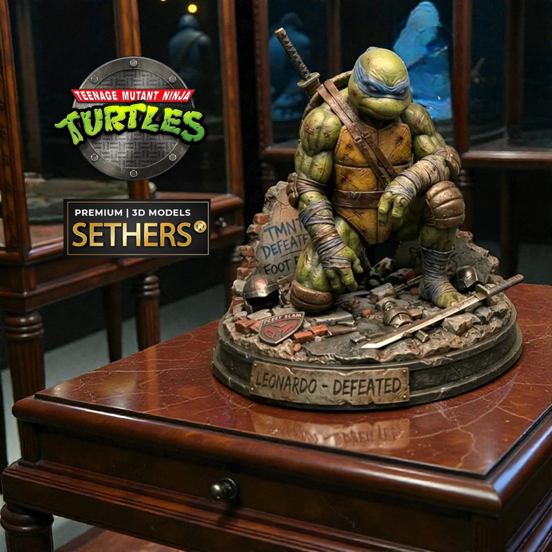 Leonardo Diorama | TMNT Teenage Mutant Ninja Turtles | 3D Printing Models