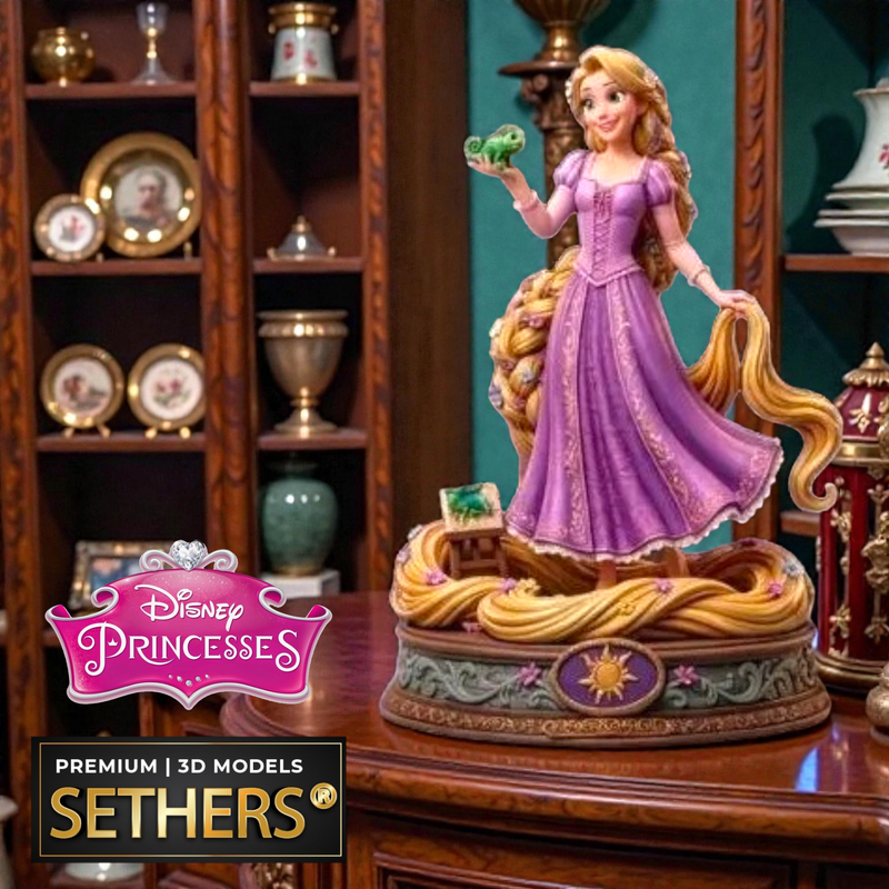 Rapunzel Diorama | Walt Disney Princess | 3D Printing Models