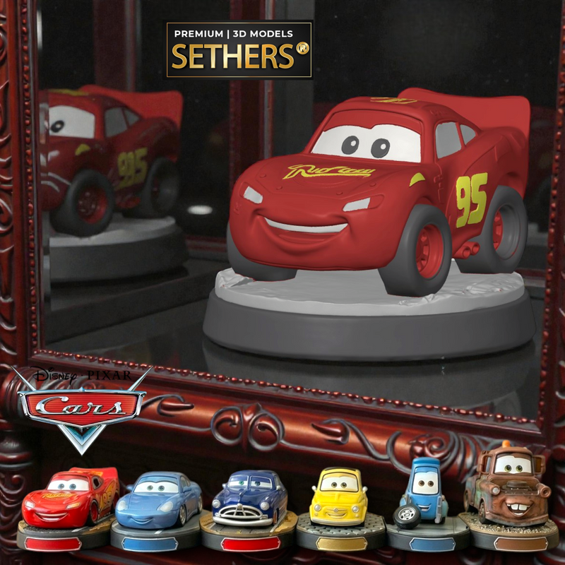Rayo Diorama | Disney Pixar Cars | 3D Printing Models