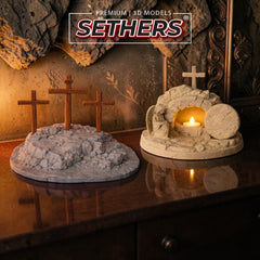 Golgotha Sculpture Jesus Passion | 3D Printing Models at Sethers
