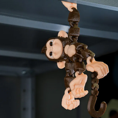 Baby Chimp Monkey | Articulated Print In Place | 3D Printer Model Files