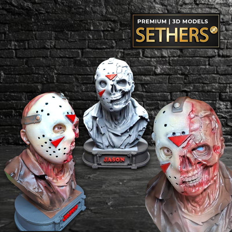 Jason Voorhees Bust | Friday the 13th | Best 3D Printing Models