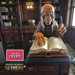 Crypt Keeper Storyteller Diorama | Tales from the Crypt | 3D Printing Models