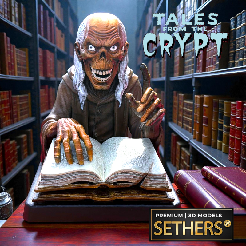 Crypt Keeper Storyteller Diorama | Tales from the Crypt | 3D Printing Models