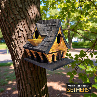 BirdHouse Mansion | 3D Printing Model Files