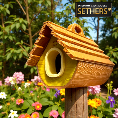 BirdHouse Modern Style | 3D Printing Model Files