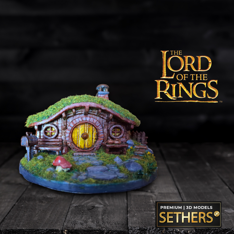 Hobbit House Diorama | Lord of the Rings | 3D Printing Models