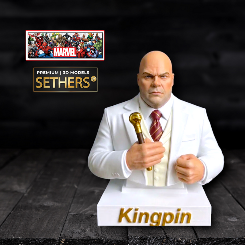 Kingpin Bust | Daredevil Marvel Comics | 3D Printing Models