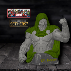 Doctor Doom Doomsday Bust | Marvel Comics | 3D Printing Model Files