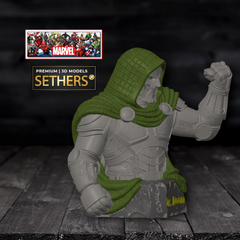 Doctor Doom Doomsday Bust | Marvel Comics | 3D Printing Model Files
