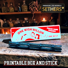 One Wish Willow Box and Stick | Obsession Movie | 3D Printing Model Files