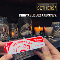 One Wish Willow Box and Stick | Obsession Movie | 3D Printing Model Files