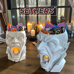 Count Dracula Candy Bowl | Tea Light | Best 3D Printer Model Files