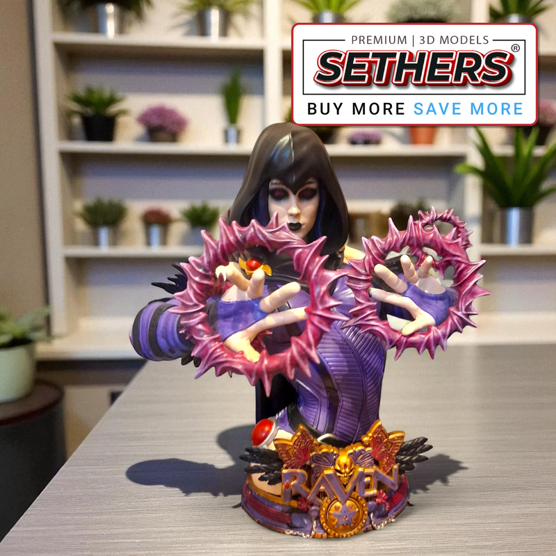 Raven Bust | Marvel | 3D Printing STL Models 